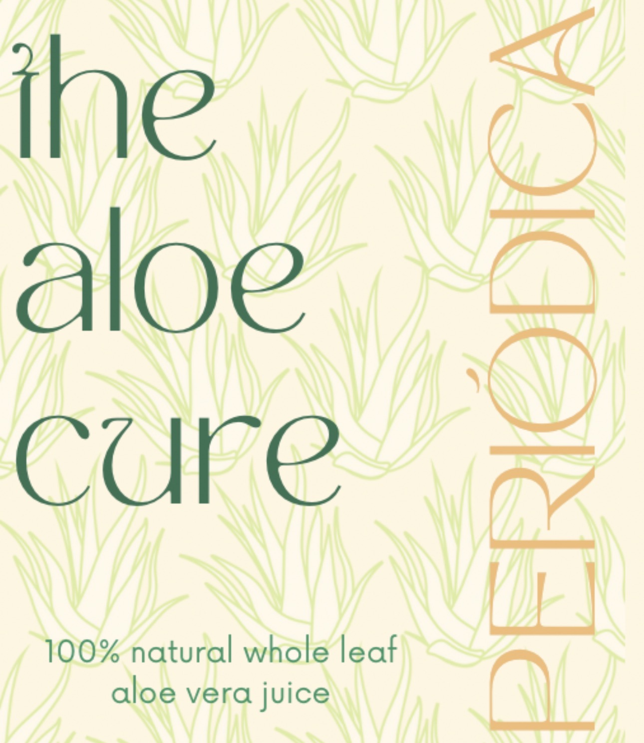 The Aloe Cure - natural aloe vera juice (1 litro)